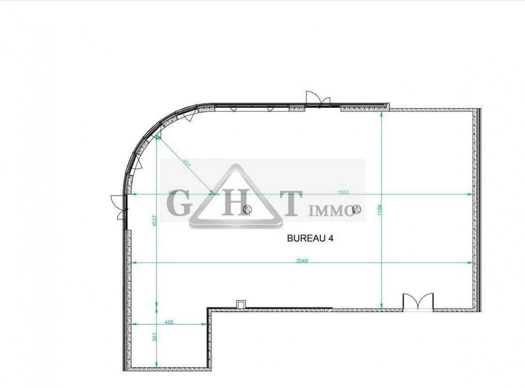 Bureau dans Chessy à louer Plan d’étage– Image 1 sur 2