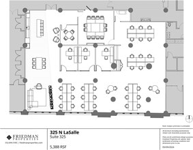 325 N LaSalle St, Chicago, IL à louer Plan d’étage– Image 1 sur 18