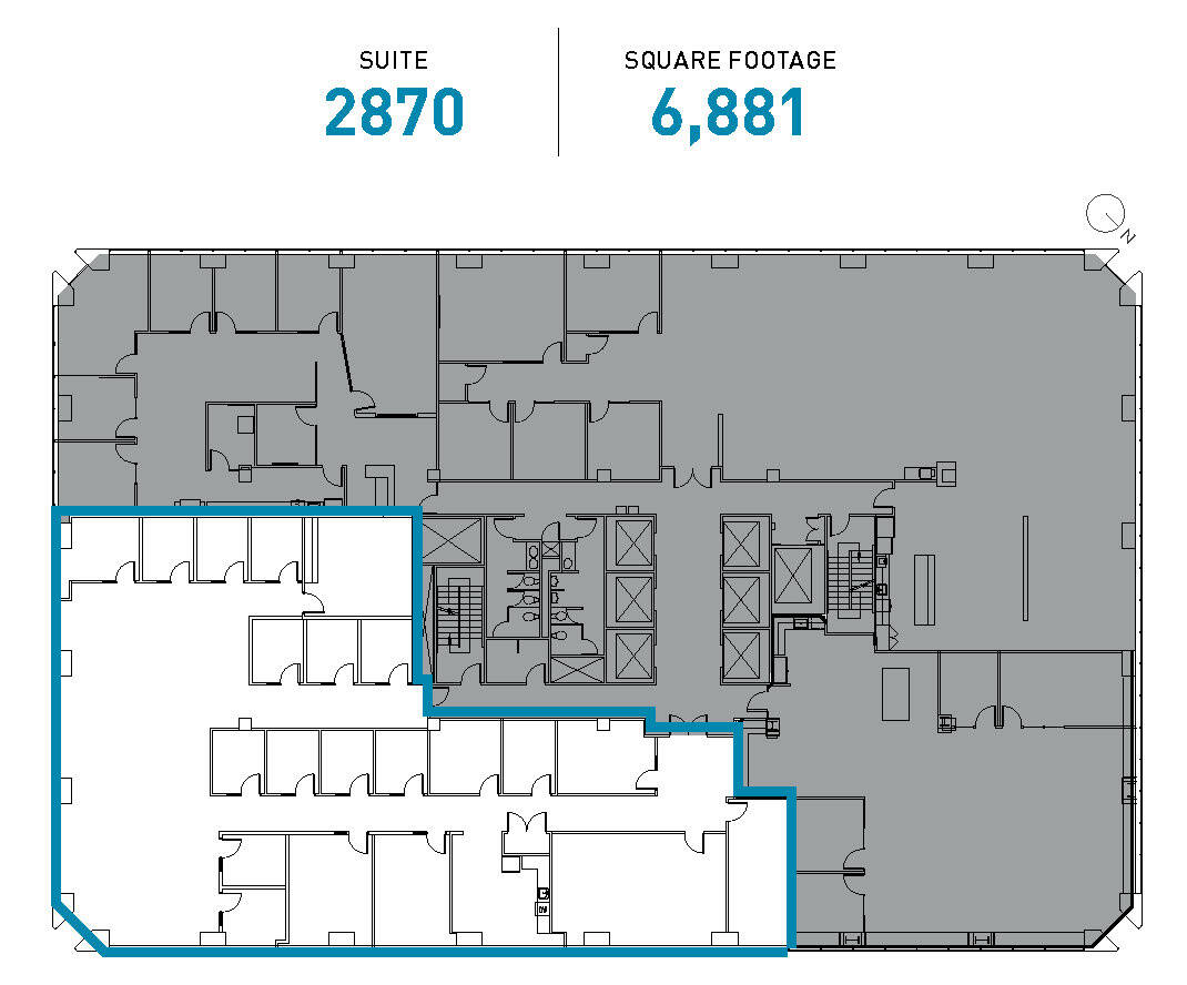 1111 3rd Ave, Seattle, WA à louer Plan d’étage– Image 1 sur 2