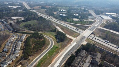 McGinnia Ferry Rd & Tidewell Rd, Alpharetta, GA - Vue aérienne vue de carte - Image1