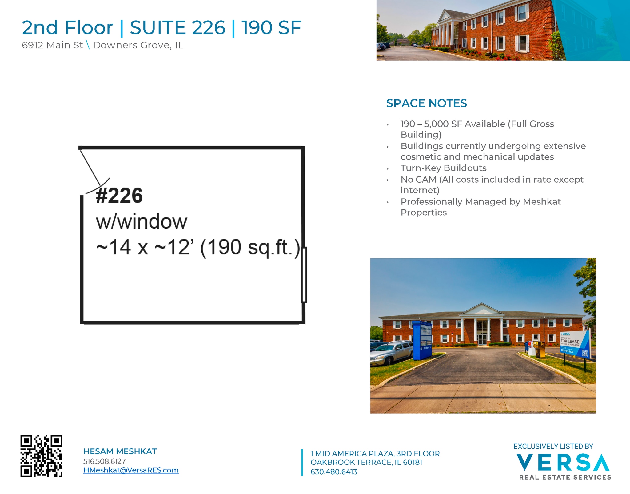 6912 Main St, Downers Grove, IL à louer Plan d’étage– Image 1 sur 1