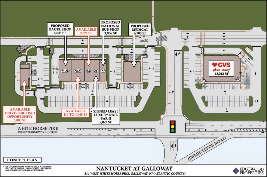Route 30, Galloway Township, NJ à louer - Plan de site – Image 2 sur 8