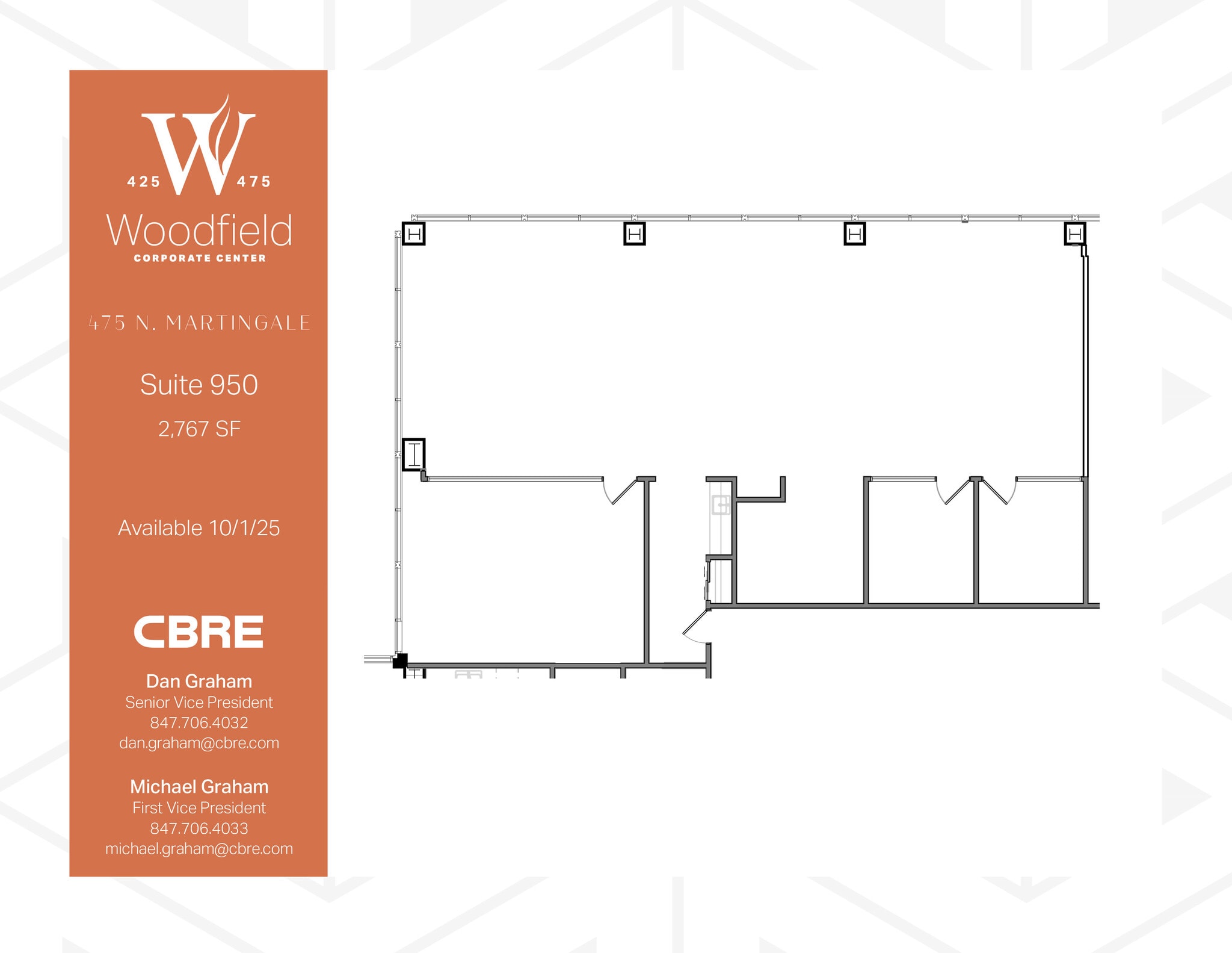 425 N Martingale Rd, Schaumburg, IL à louer Plan d’étage– Image 1 sur 2