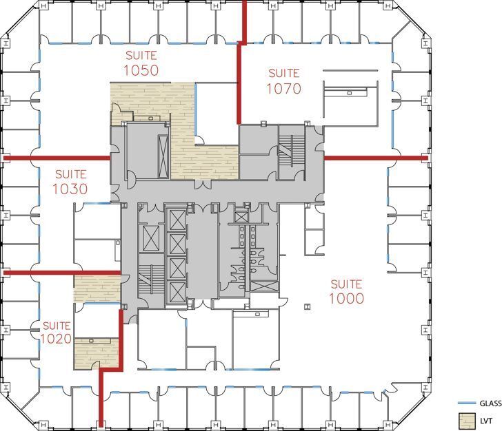 100 Spectrum Center Dr, Irvine, CA à louer Plan d’étage– Image 1 sur 1