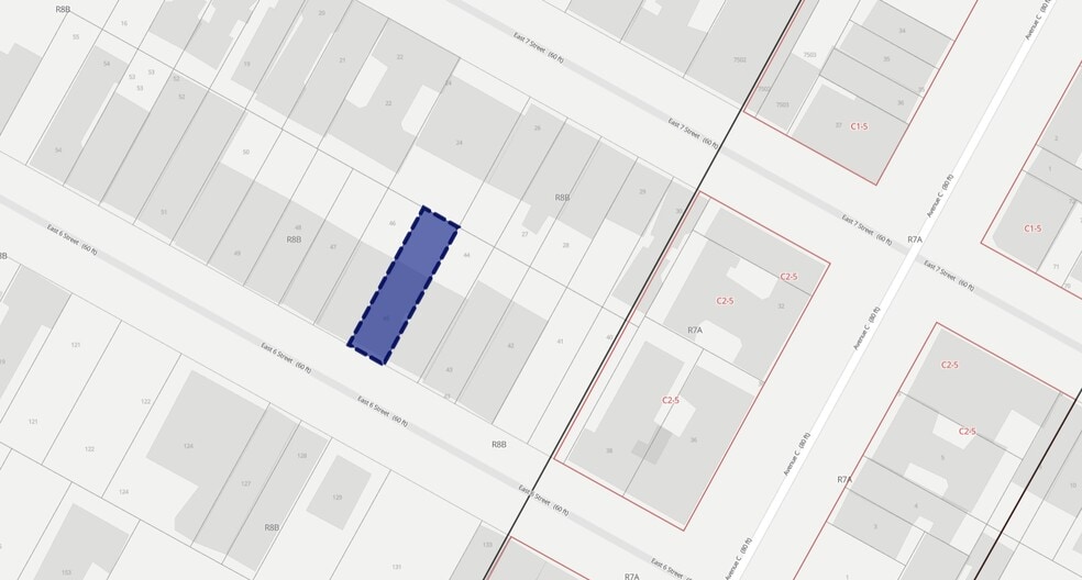 631 E Sixth St, New York, NY à vendre - Plan cadastral – Image 3 sur 3
