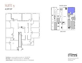 214 2nd Ave N, Nashville, TN à louer Plan d’étage– Image 1 sur 1