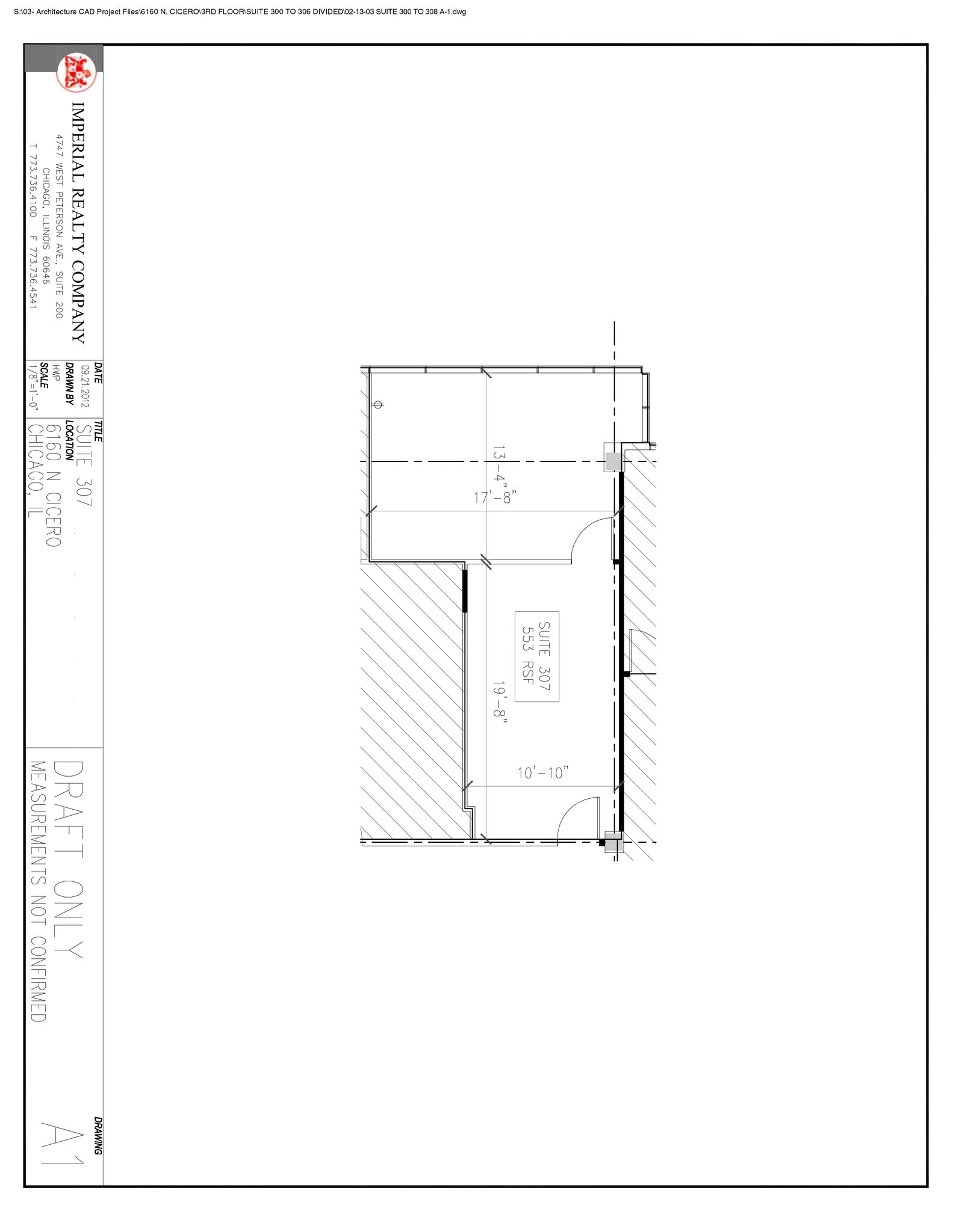 6160 N Cicero Ave, Chicago, IL à louer Plan de site– Image 1 sur 3