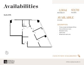 100 W Broadway, Glendale, CA à louer Plan d’étage– Image 1 sur 1
