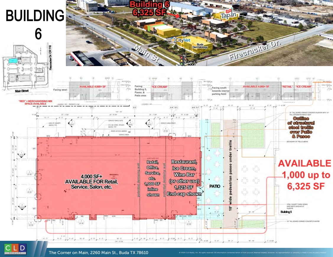 The Corner on Main, Buda, TX à louer Photo intérieure– Image 1 sur 1