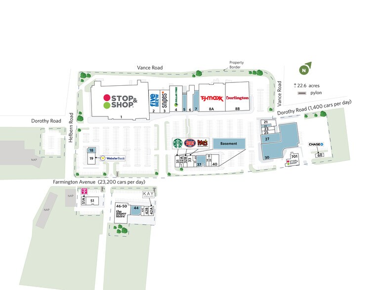 683 Farmington Ave, Bristol, CT à louer - Plan de site – Image 2 sur 8