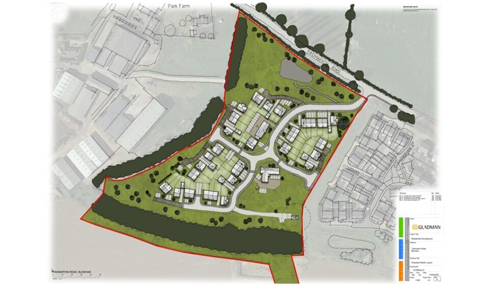 Development Land At Park Farm, Tadmarton Road, Bloxham à vendre - Plan de site – Image 2 sur 4
