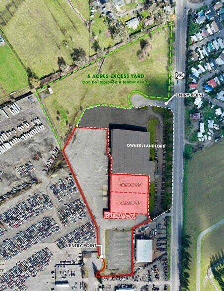 3099 N Pacific Hwy, Woodburn, OR à louer - Aérien – Image 3 sur 6