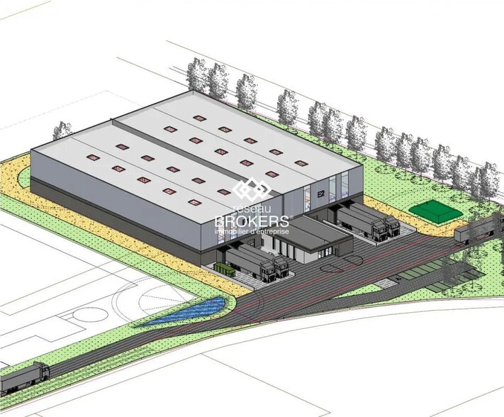 Industriel/Logistique dans Amilly à louer - Photo de l’immeuble – Image 2 sur 2