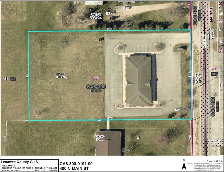 400 N Main St, Onsted, MI à vendre - Aérien – Image 2 sur 4
