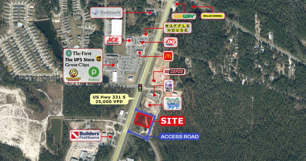 16485 US Hwy 331, Freeport, FL à louer - Photo de l’immeuble – Image 1 sur 6