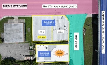 4000 NW 17th Ave, Miami, FL - VUE AÉRIENNE  vue de carte - Image1