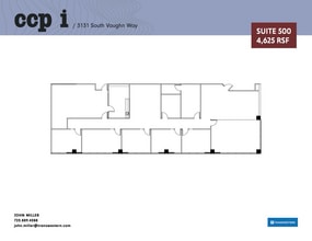 3131 S Vaughn Way, Aurora, CO à louer Plan d’étage– Image 1 sur 2
