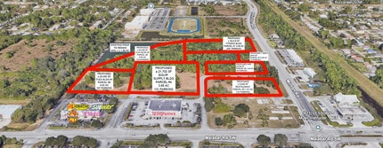 6370 Minton Rd NW, Palm Bay, FL - VUE AÉRIENNE  vue de carte - Image1