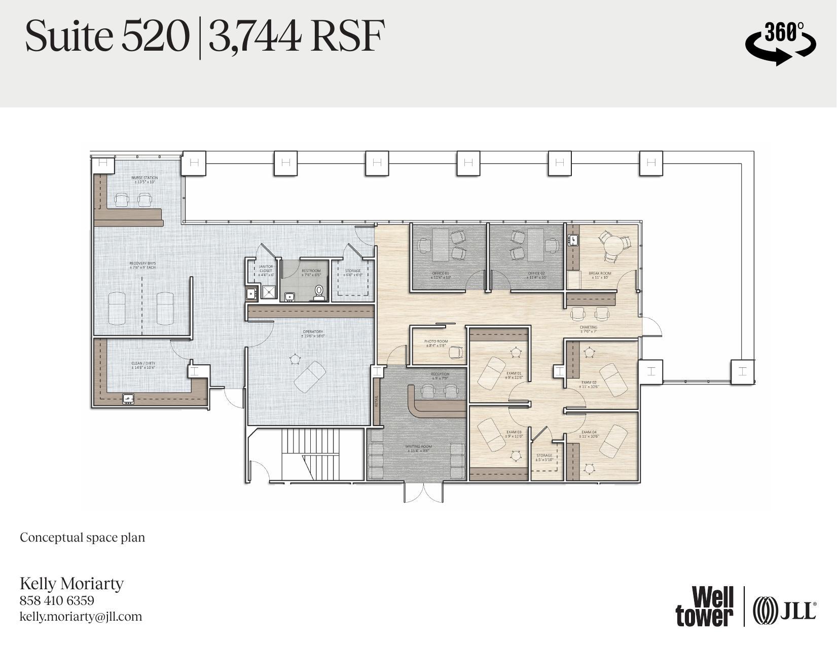 4180 La Jolla Village Dr, La Jolla, CA à louer Plan d’étage– Image 1 sur 1