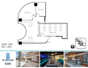 3811 Turtle Creek Blvd, Dallas, TX à louer Plan d’étage– Image 1 sur 1