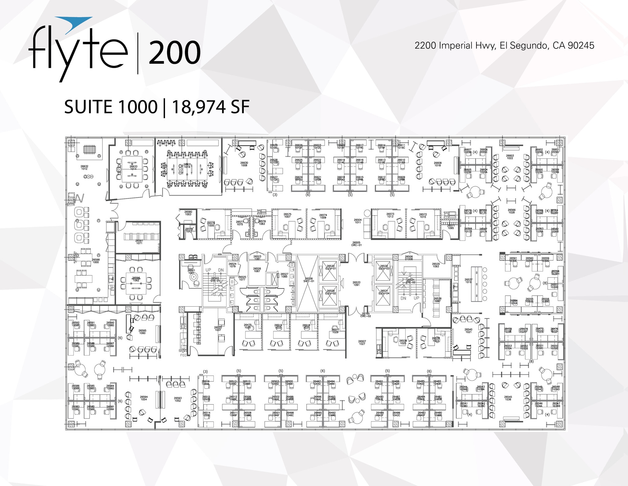 2200 E Imperial Hwy, El Segundo, CA à louer Plan d’étage– Image 1 sur 1