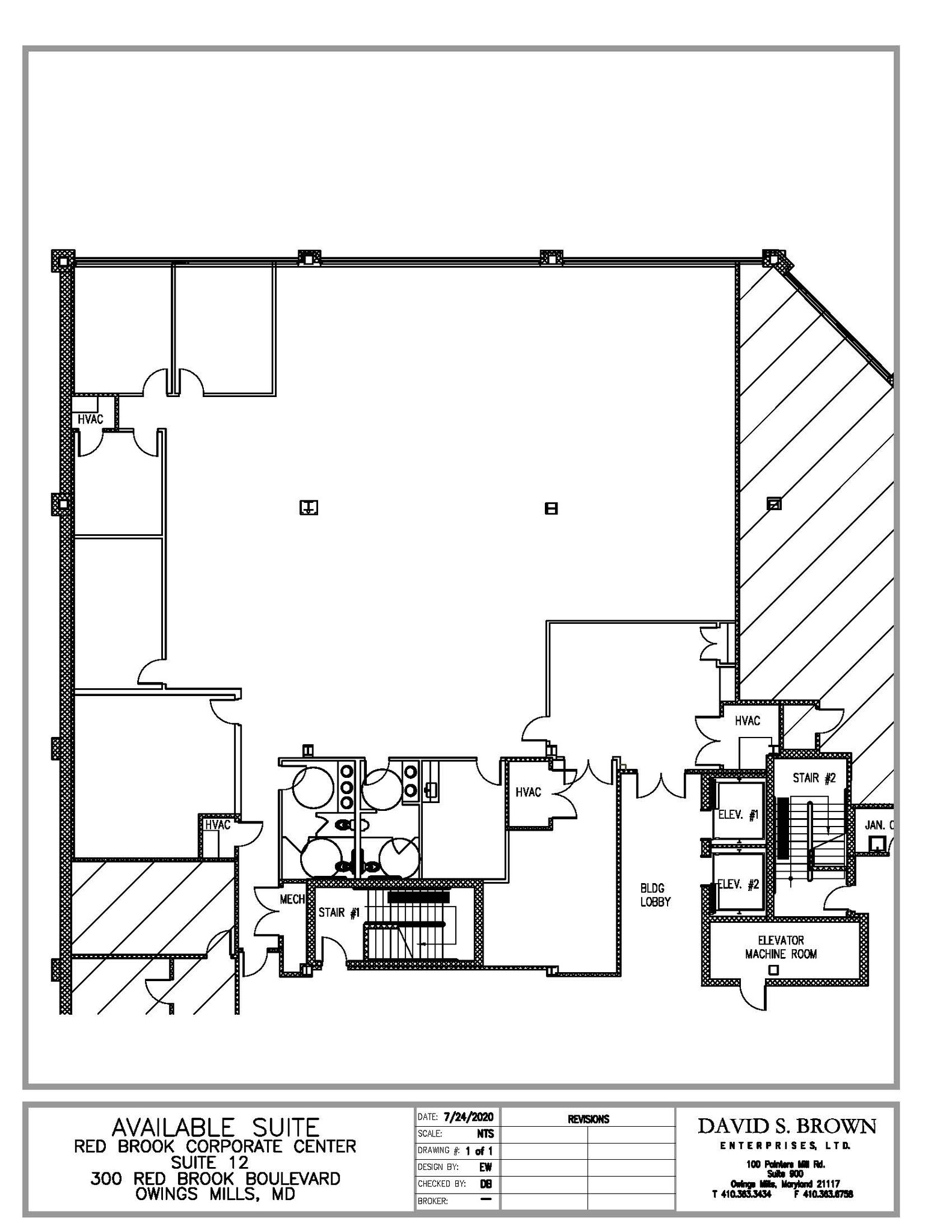 600 Red Brook Blvd, Owings Mills, MD à louer Plan d’étage– Image 1 sur 1