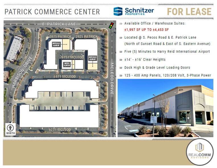 2875 E Patrick Ln, Las Vegas, NV à louer - Photo de l’immeuble – Image 2 sur 9