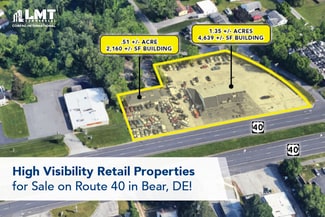 Plus de détails pour 772-780 Pulaski hwy, Bear, DE - Local commercial à vendre