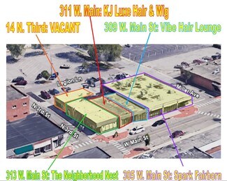 Plus de détails pour The 300 block of W. Main St. in Fairborn – Local commercial à vendre, Fairborn, OH