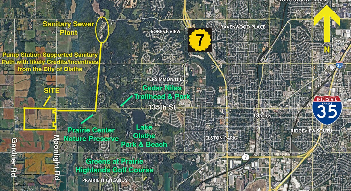 SWC of 135th Street & N Moonlight rd, Olathe, KS à vendre Photo principale– Image 1 sur 2