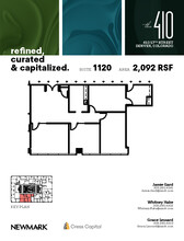 410 17th St, Denver, CO à louer Plan d’étage– Image 1 sur 1