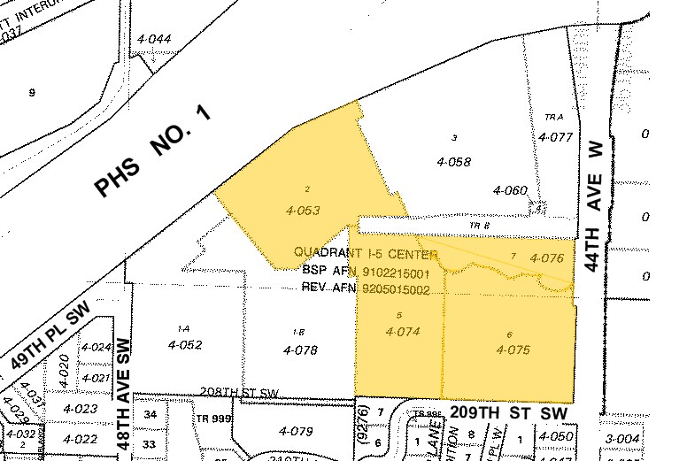 20700 44th Ave W, Lynnwood, WA à louer - Plan cadastral – Image 2 sur 9