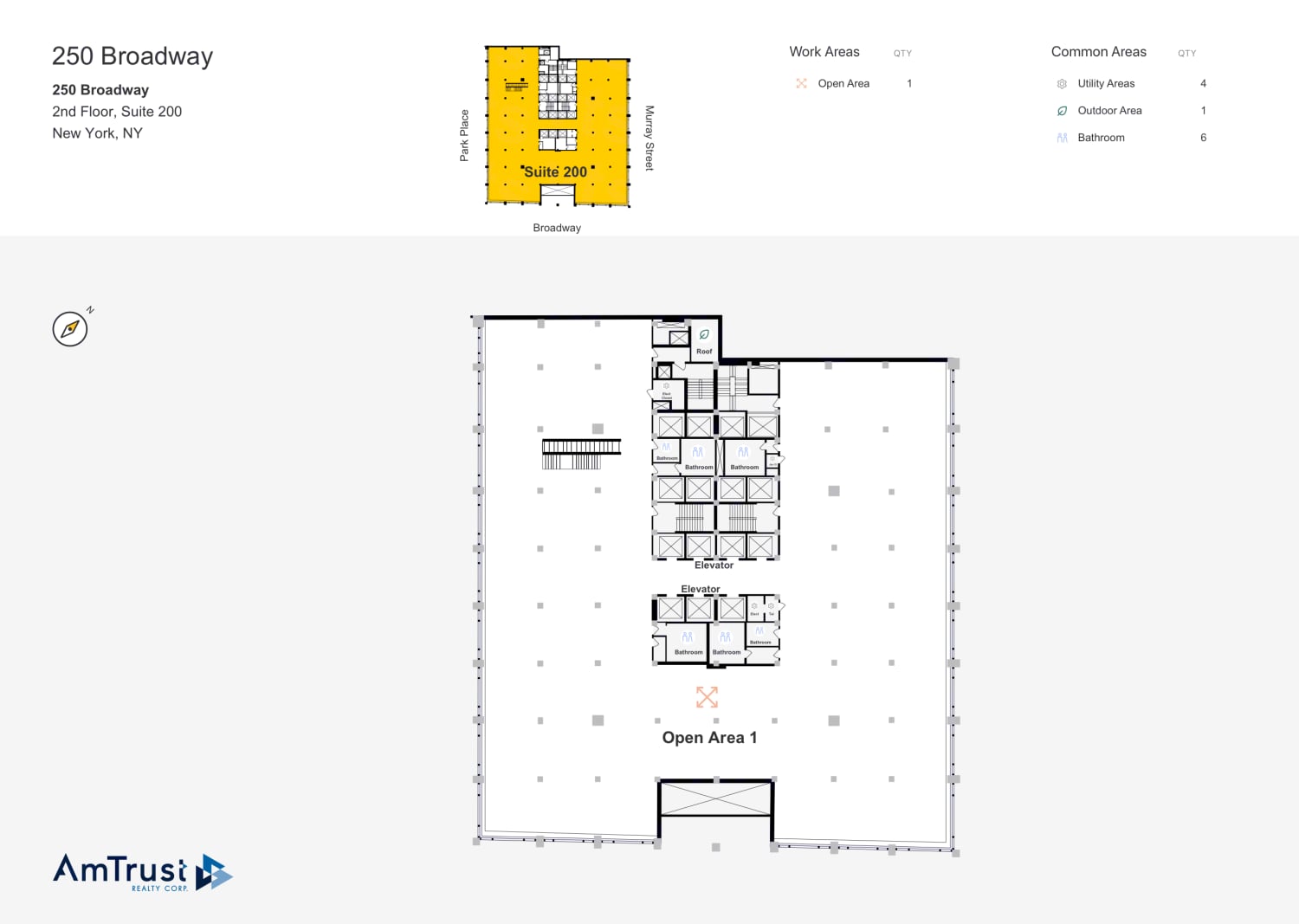 250 Broadway, New York, NY à louer Plan d’étage– Image 1 sur 3
