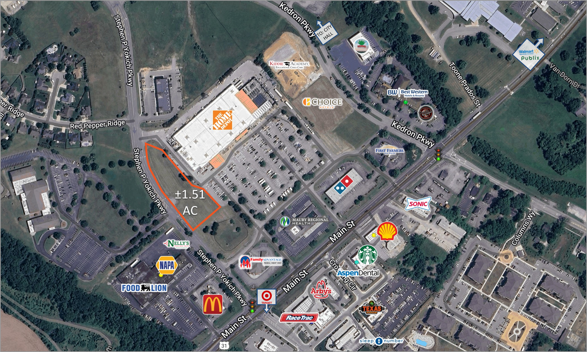 5411 Columbia Pike, Spring Hill, TN à vendre Photo principale– Image 1 sur 4