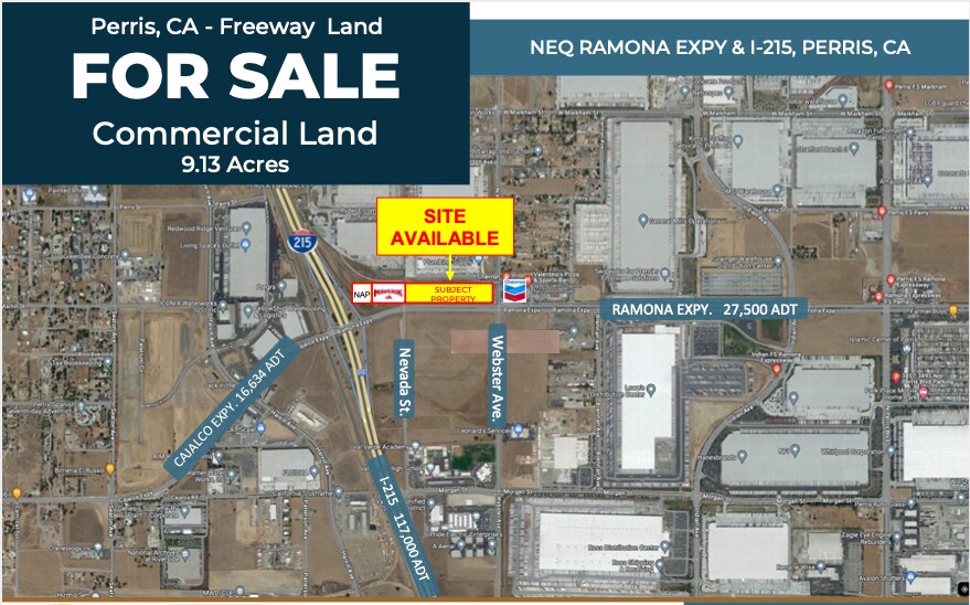Ramona, Perris, CA à vendre - Photo de l’immeuble – Image 1 sur 3