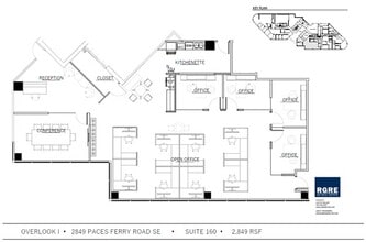 2849 Paces Ferry Rd SE, Atlanta, GA à louer Plan d’étage– Image 1 sur 1