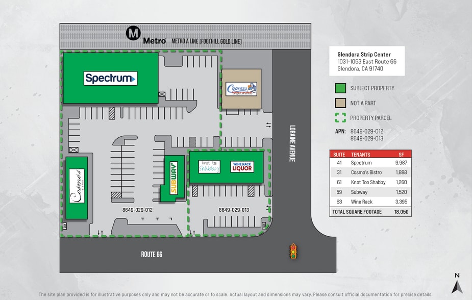 Glendora Strip Center portefeuille de 4 biens à vendre sur LoopNet.fr - Photo de l’immeuble – Image 2 sur 4