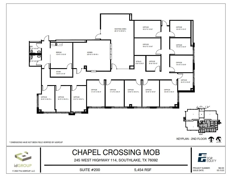 245 W SH 114, Southlake, TX à louer Plan d’étage– Image 1 sur 2