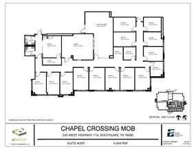 245 W SH 114, Southlake, TX à louer Plan d’étage– Image 1 sur 2
