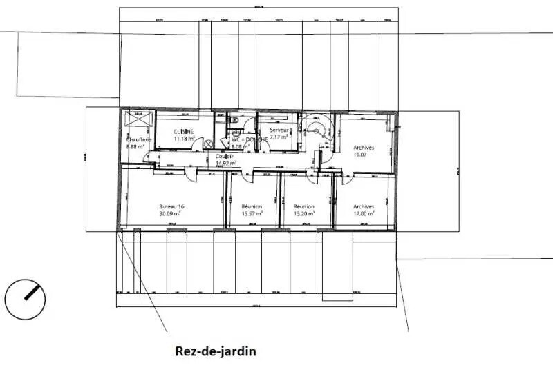 Bureau dans Saint-Maur-des-Fossés à louer - Plan d’étage – Image 2 sur 3