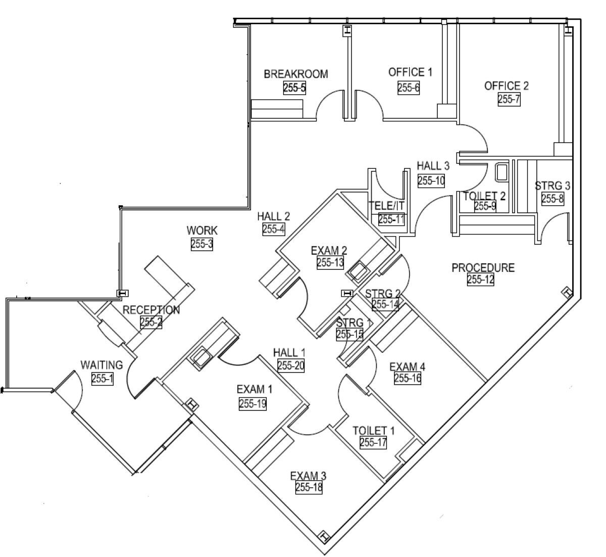 2500 Fondren Rd, Houston, TX à louer Plan d’étage– Image 1 sur 1