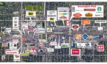 7600-7620 Lyndale Ave S, Richfield, MN - VUE AÉRIENNE vue de carte - Image1