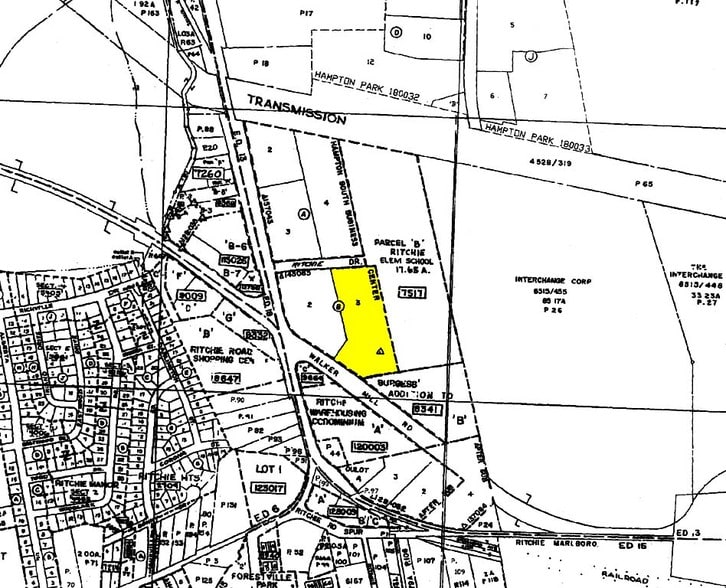 8701-8729 Ritchie Dr, Capitol Heights, MD à louer - Plan cadastral – Image 3 sur 3