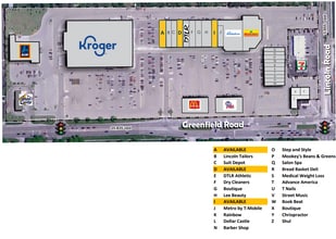 26092-26196 Greenfield Rd, Oak Park, MI à louer Plan de site– Image 1 sur 1