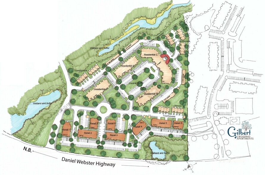 703 Daniel Webster Hwy, Merrimack, NH à louer - Plan de site – Image 2 sur 6