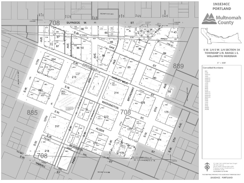 721 Sw Oak St, Portland, OR à louer - Plan cadastral – Image 2 sur 21