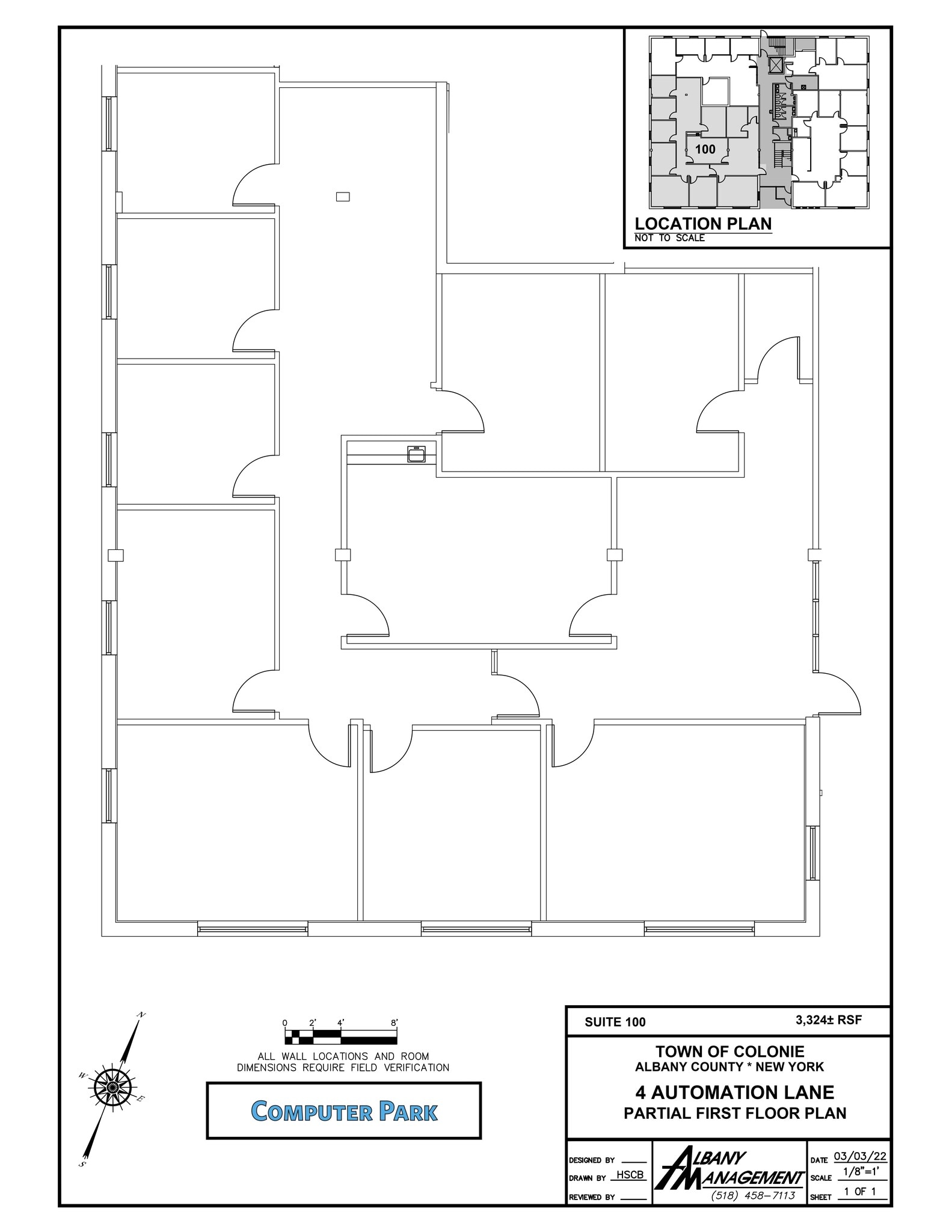 2 Computer Dr W, Albany, NY à louer Plan de site– Image 1 sur 1