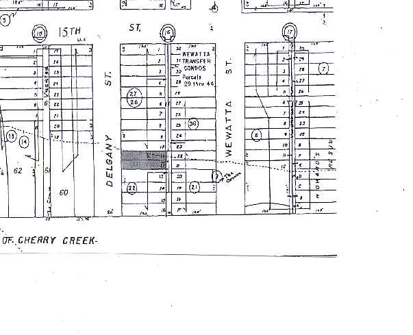 1422 Delgany St, Denver, CO à louer - Plan cadastral – Image 2 sur 8