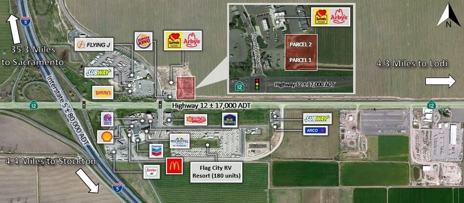 15070 N Thornton Rd, Lodi, CA à vendre - Aérien – Image 2 sur 2