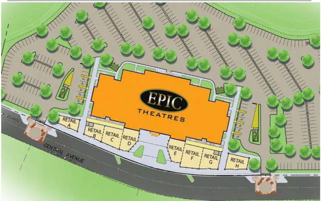1185 Central Ave, Palm Coast, FL à louer Plan de site– Image 1 sur 3